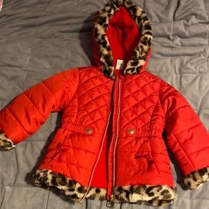 Red ok!e dokie toddlers jacket